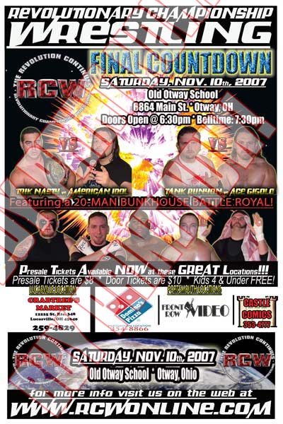 RCW: Final Conflict Poster